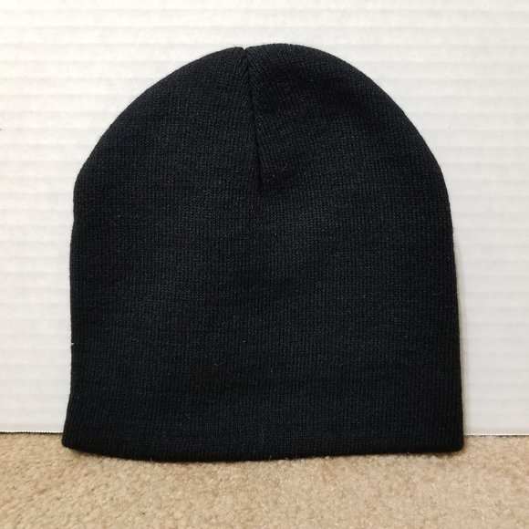 John Mellencamp hat OS beanie logo black knit stripe band merch 100% acrylic main image 5